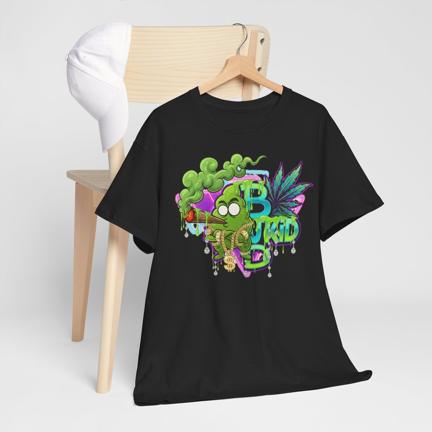Camiseta con el logo psicodélico de Budkid