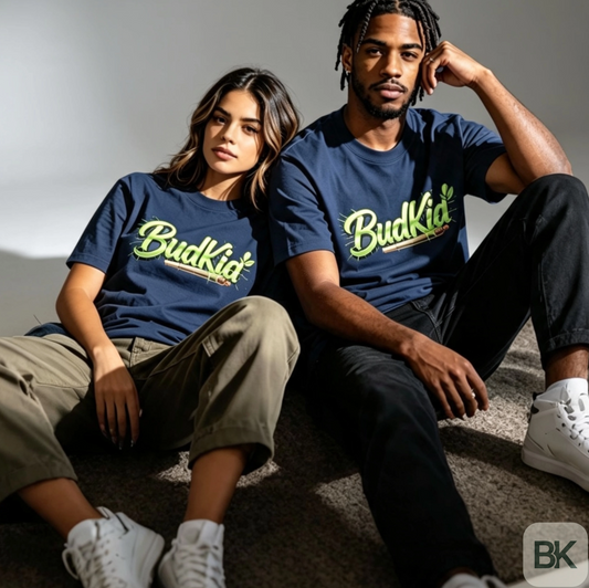 BudKid Grünes Logo-T-Shirt