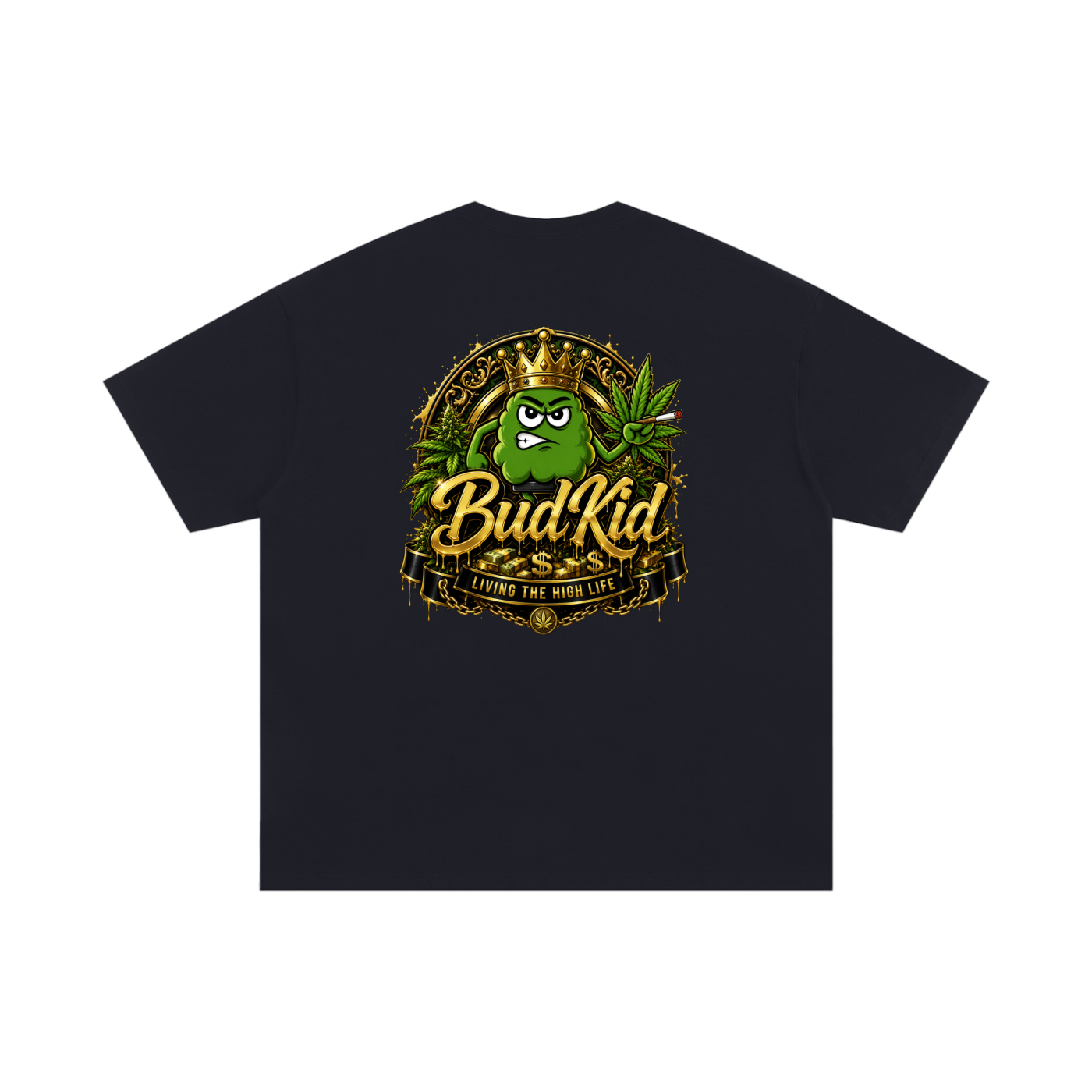 OFFICIAL BUDKID - BACK LOGO OVERSIZED TEE