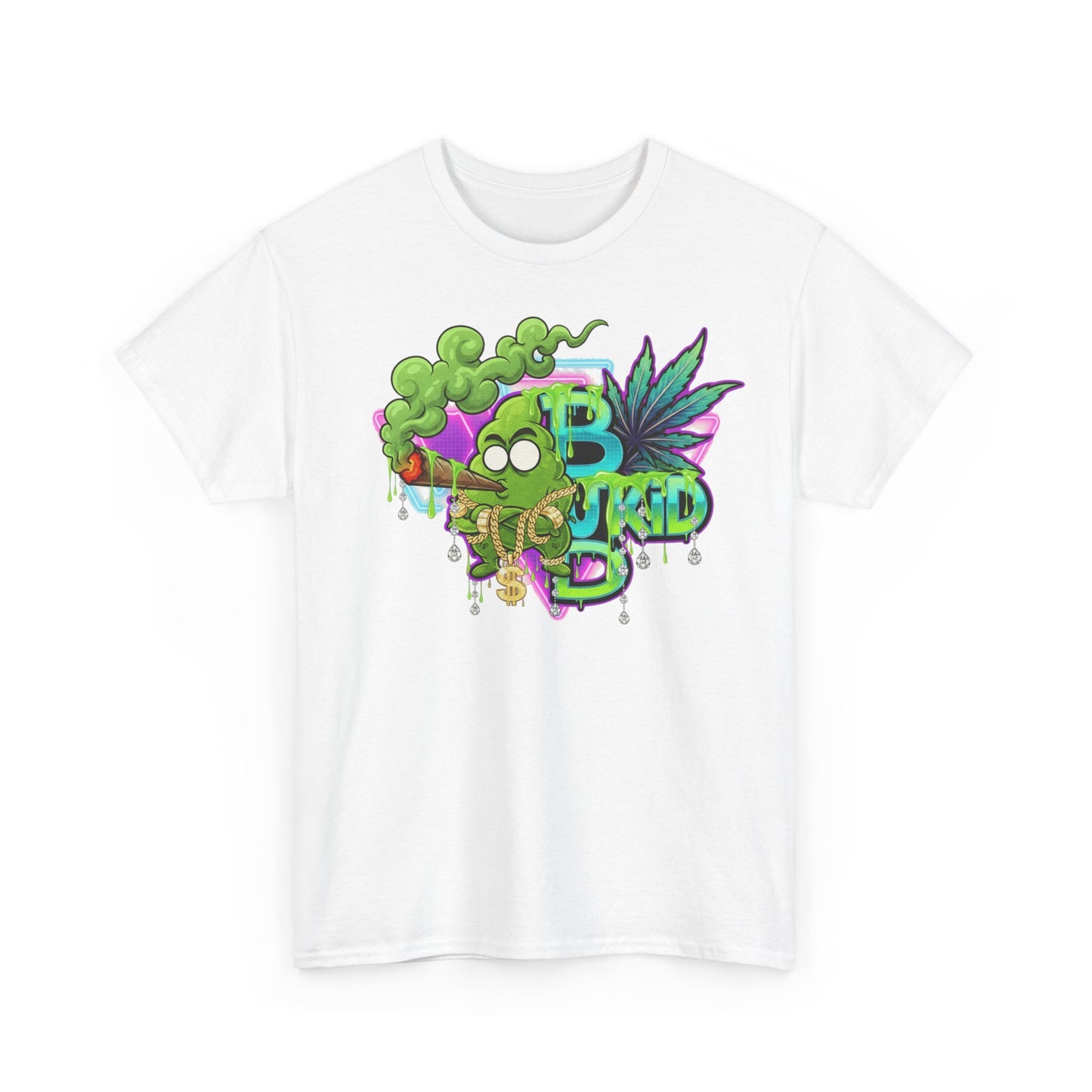Camiseta con el logo psicodélico de Budkid