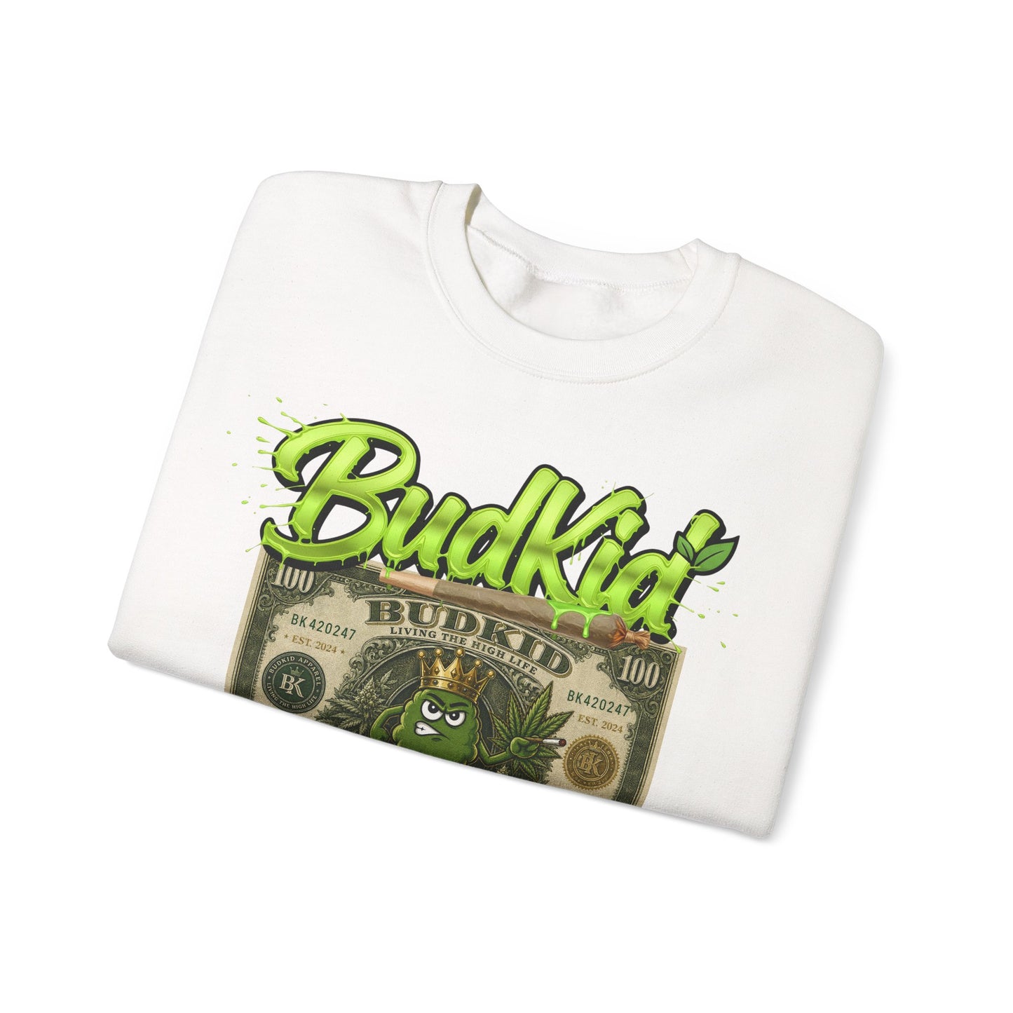 BUDKID $ CREWNECK JUMPER