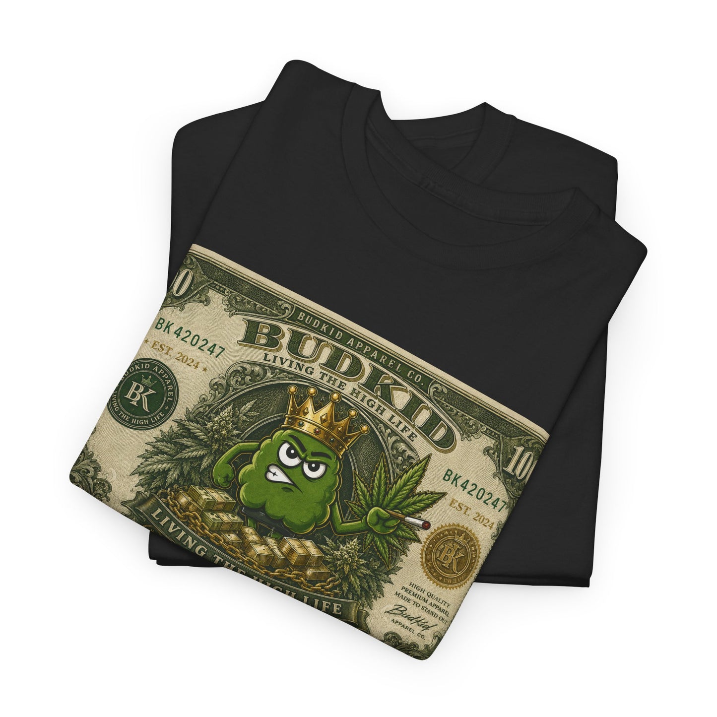 BUDKID “LIVING THE HIGH LIFE” $ TEE