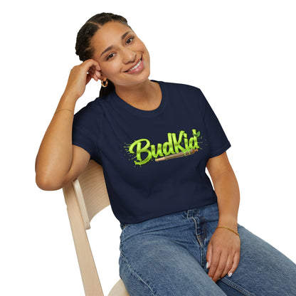 Camiseta verde con logo de BudKid