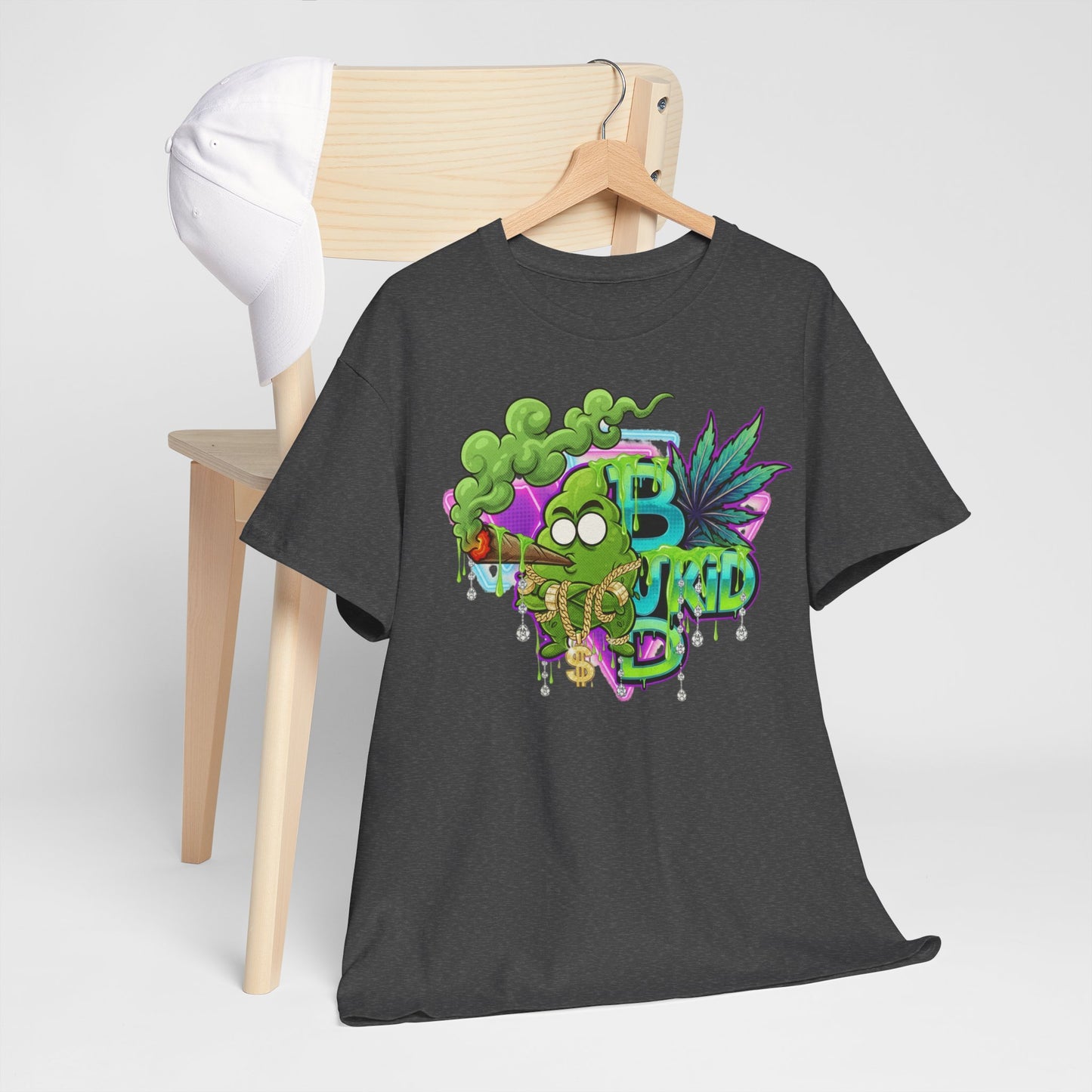 Camiseta con el logo psicodélico de Budkid