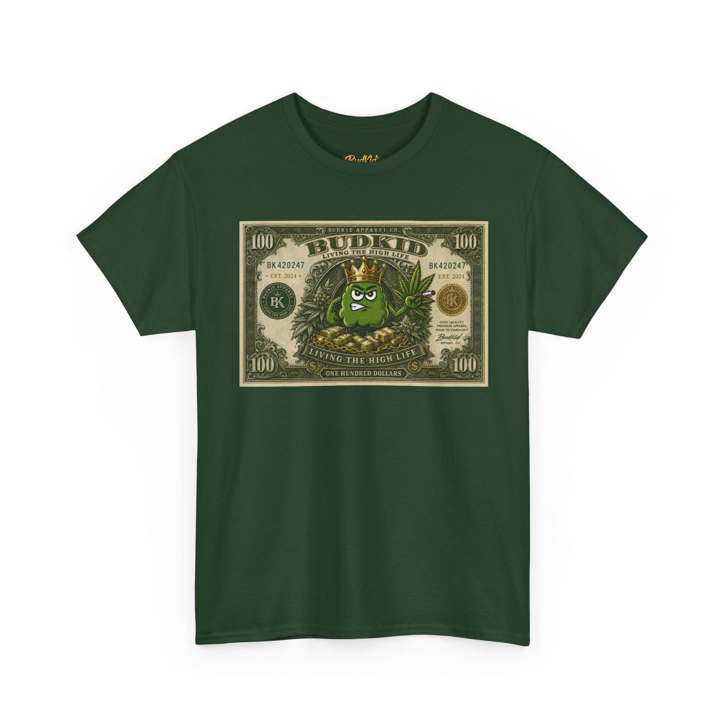 BUDKID “LIVING THE HIGH LIFE” $ TEE