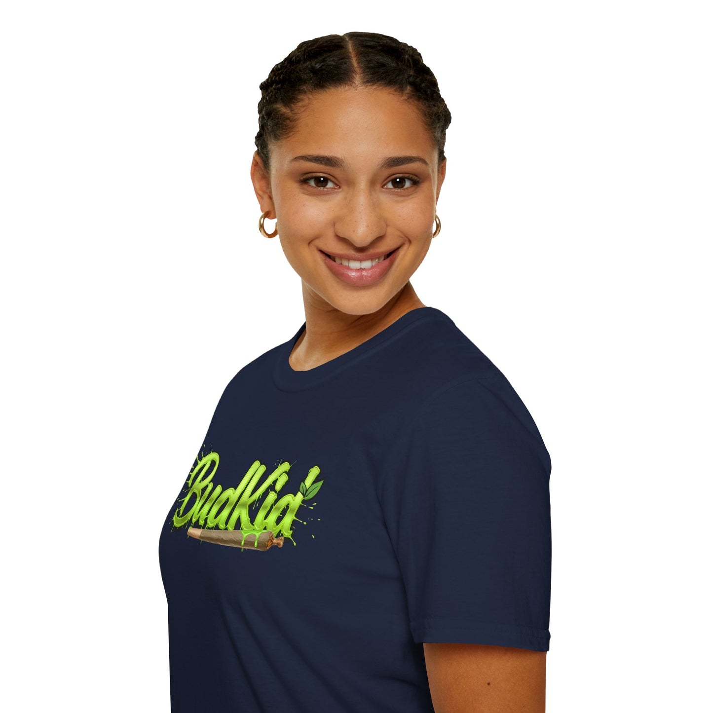 Camiseta verde con logo de BudKid