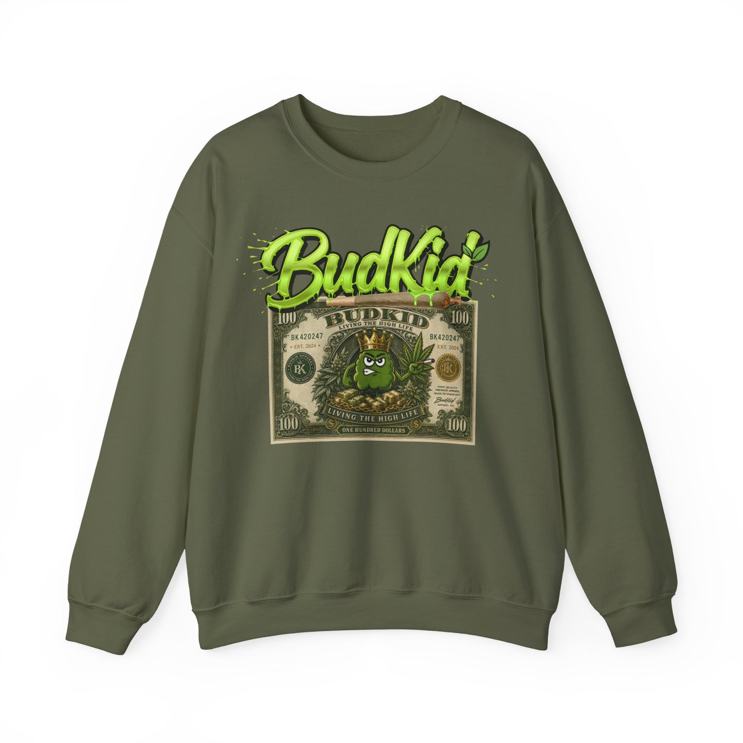BUDKID $ CREWNECK JUMPER
