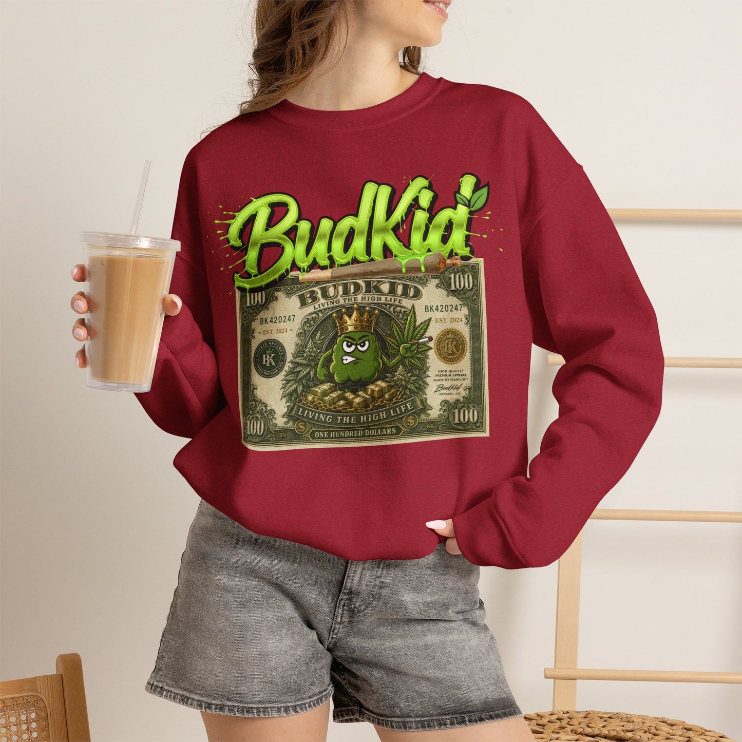 BUDKID $ CREWNECK JUMPER