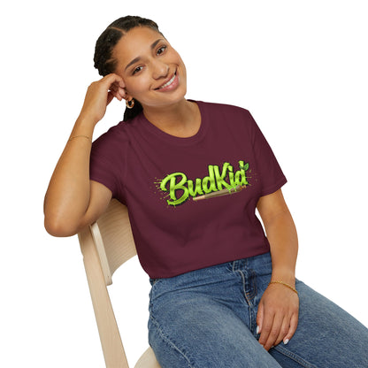 Camiseta verde con logo de BudKid