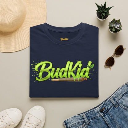 Camiseta verde con logo de BudKid