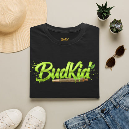 Camiseta verde con logo de BudKid