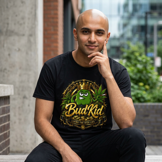 Camiseta Budkid "Viviendo la buena vida"