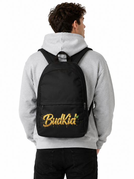 OFFICIAL BUDKID GOLD LOGO BACKPACK
