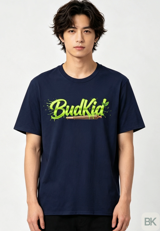 BudKid Grünes Logo-T-Shirt