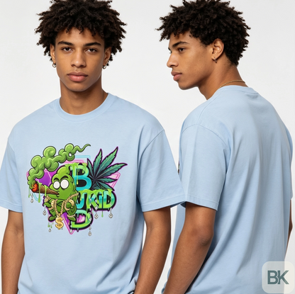 Camiseta con el logo psicodélico de Budkid