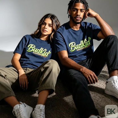 Camiseta verde con logo de BudKid