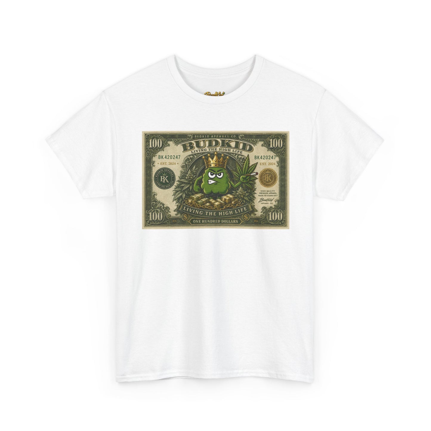 BUDKID “LIVING THE HIGH LIFE” $ TEE