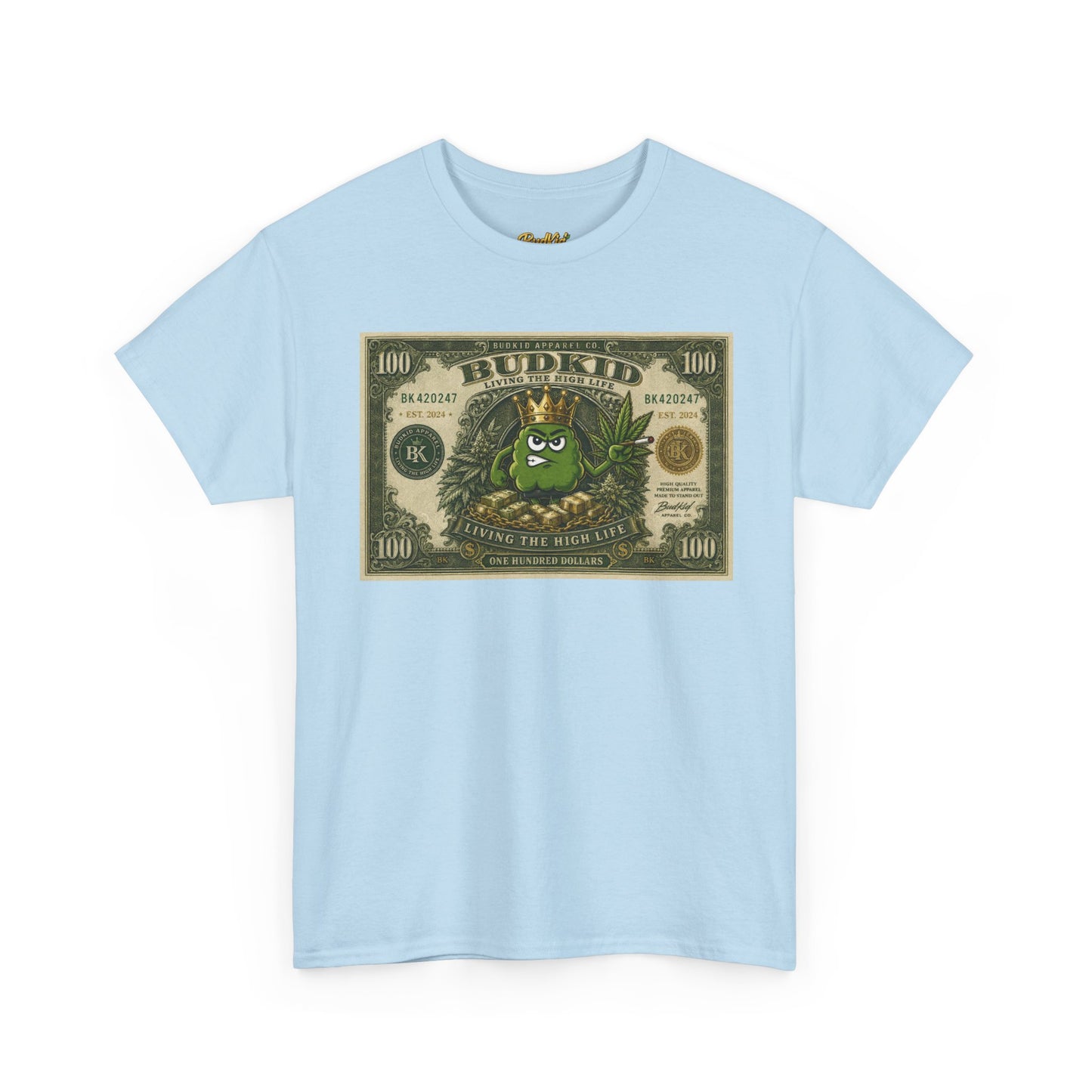 BUDKID “LIVING THE HIGH LIFE” $ TEE
