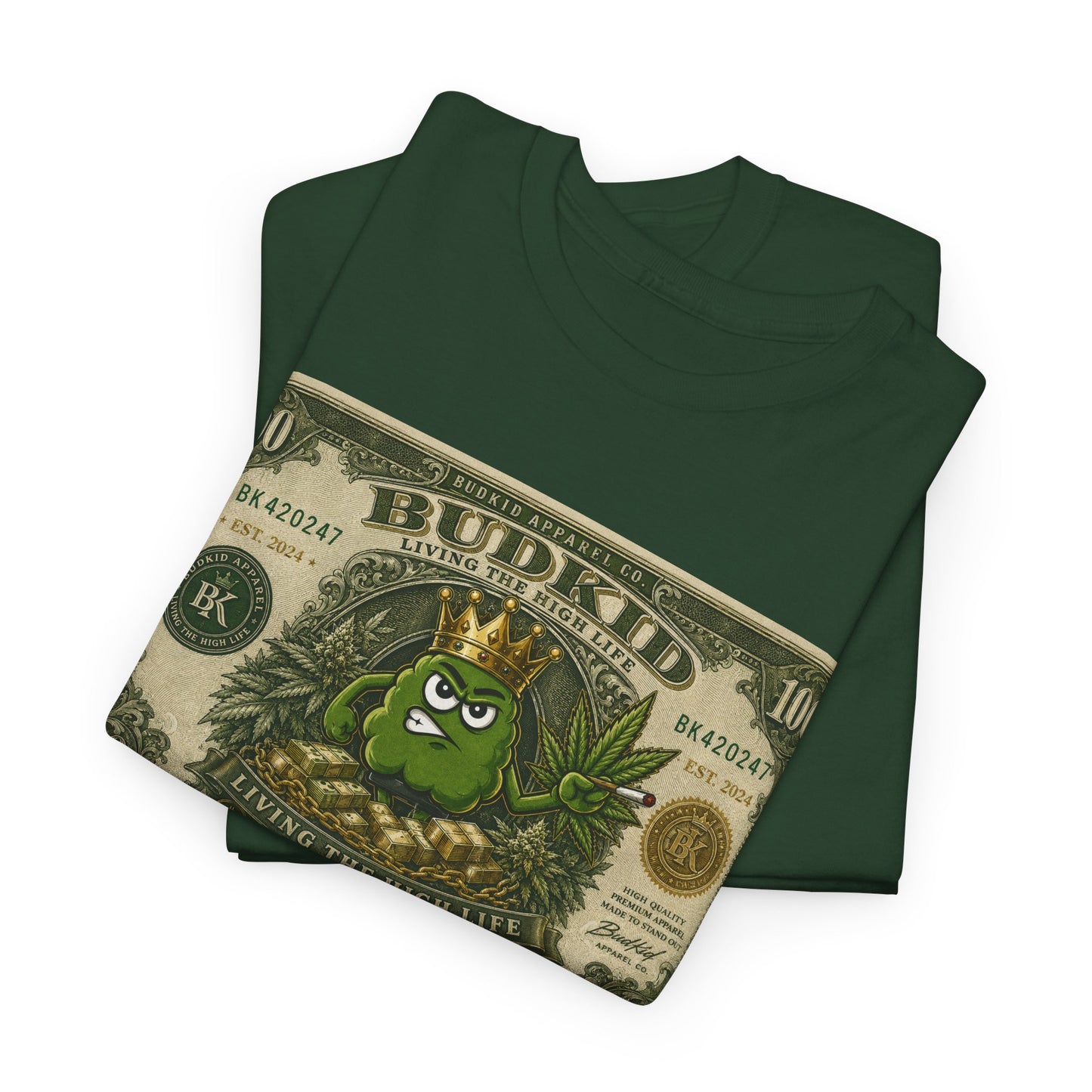 BUDKID “LIVING THE HIGH LIFE” $ TEE