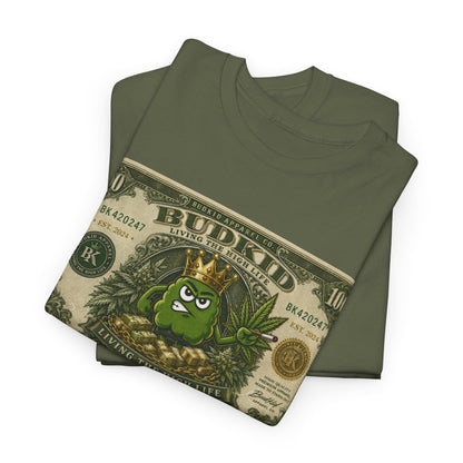BUDKID “LIVING THE HIGH LIFE” $ TEE