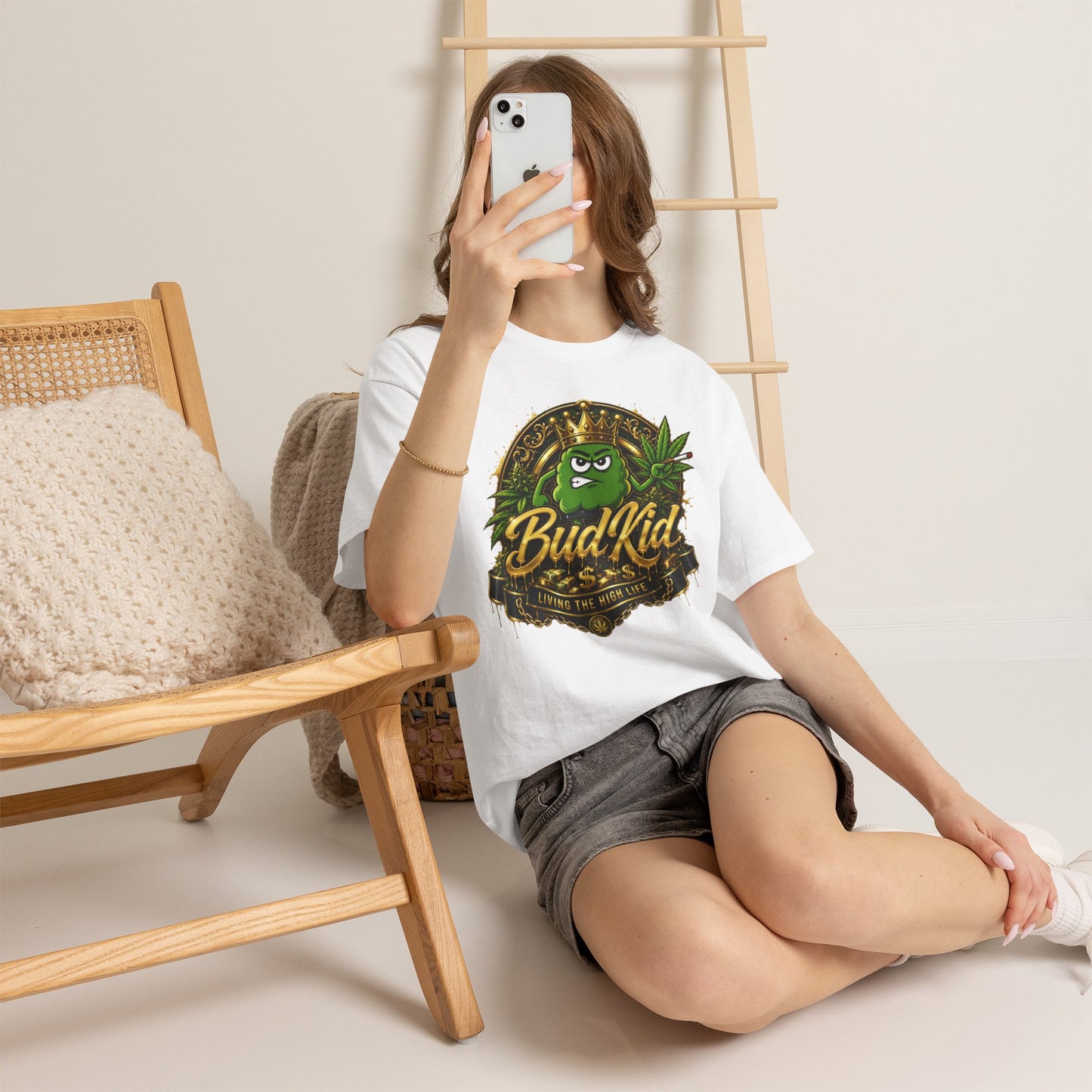 Camiseta Budkid "Viviendo la buena vida"
