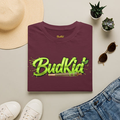 Camiseta verde con logo de BudKid