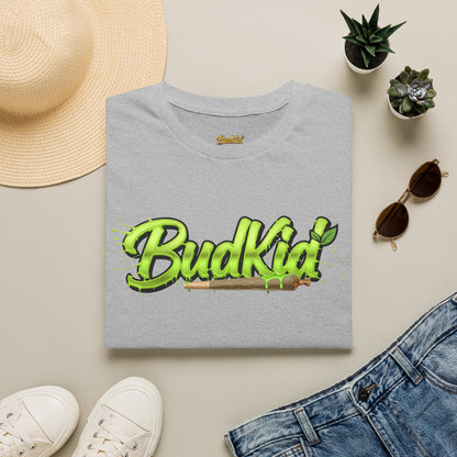 Camiseta verde con logo de BudKid