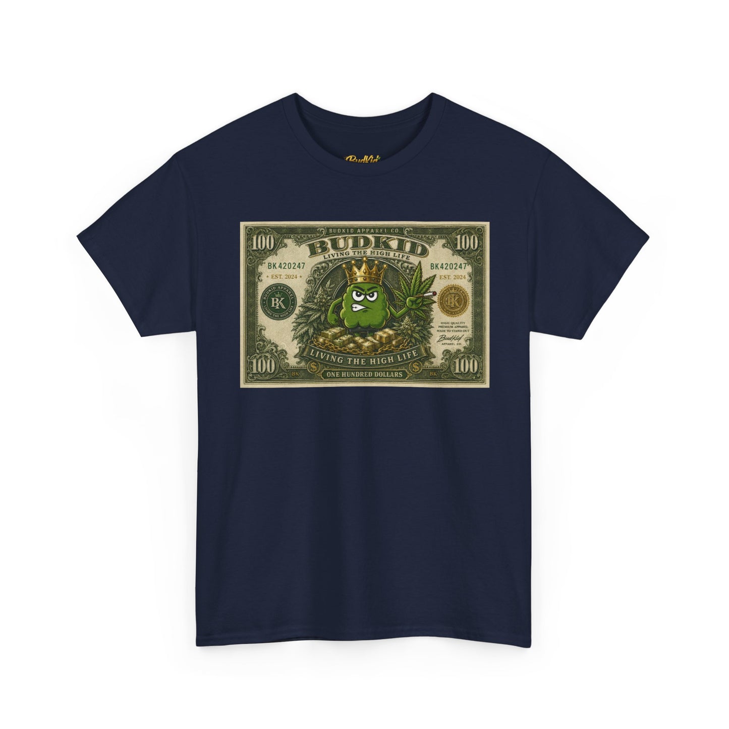 BUDKID “LIVING THE HIGH LIFE” $ TEE