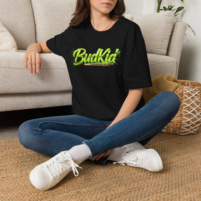 Camiseta verde con logo de BudKid
