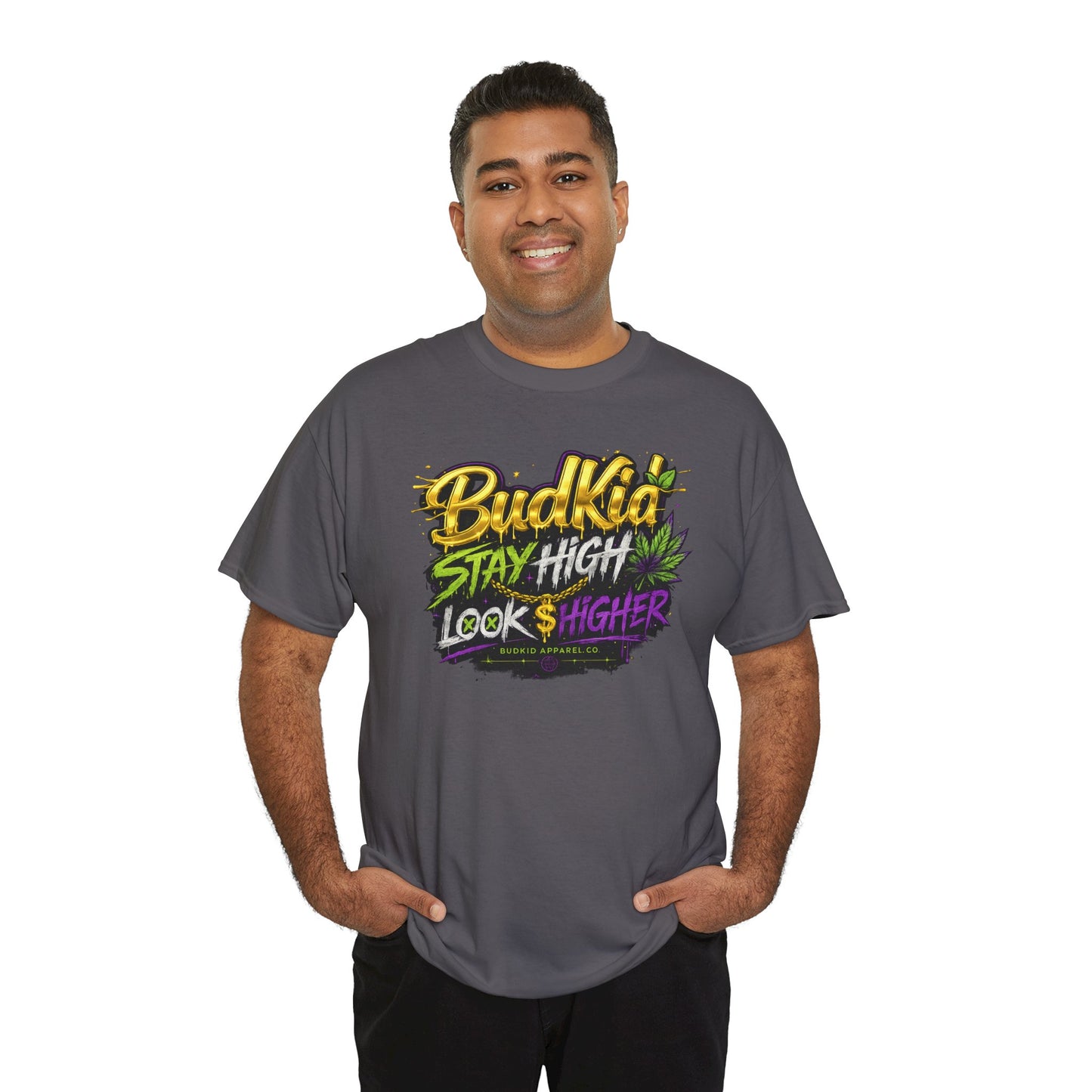 BUDKID ‘STAY HIGH LOOK HIGHER’ TEE