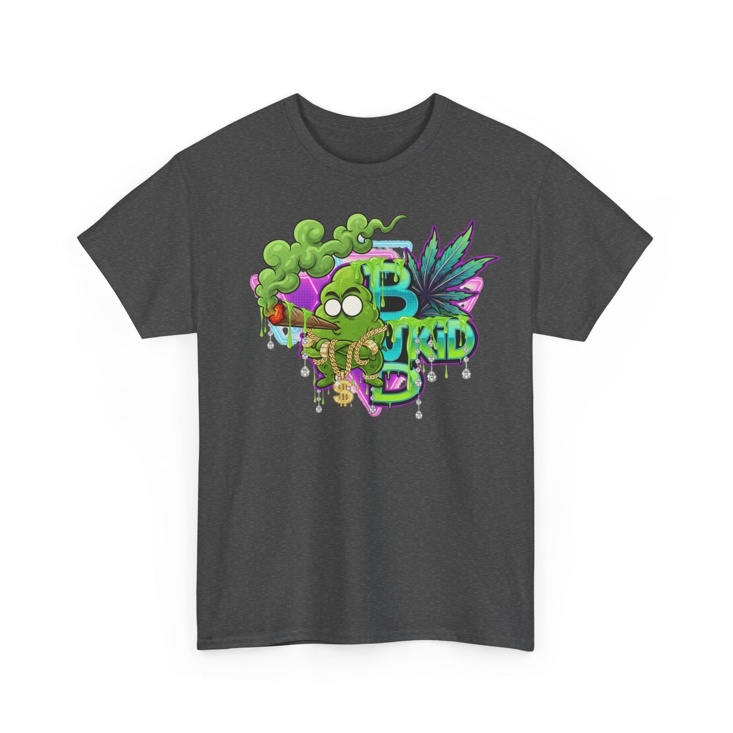 Camiseta con el logo psicodélico de Budkid