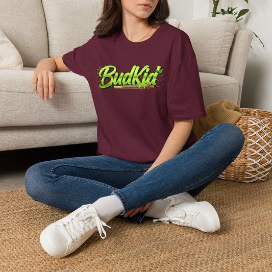 Camiseta verde con logo de BudKid