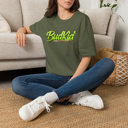 Camiseta verde con logo de BudKid