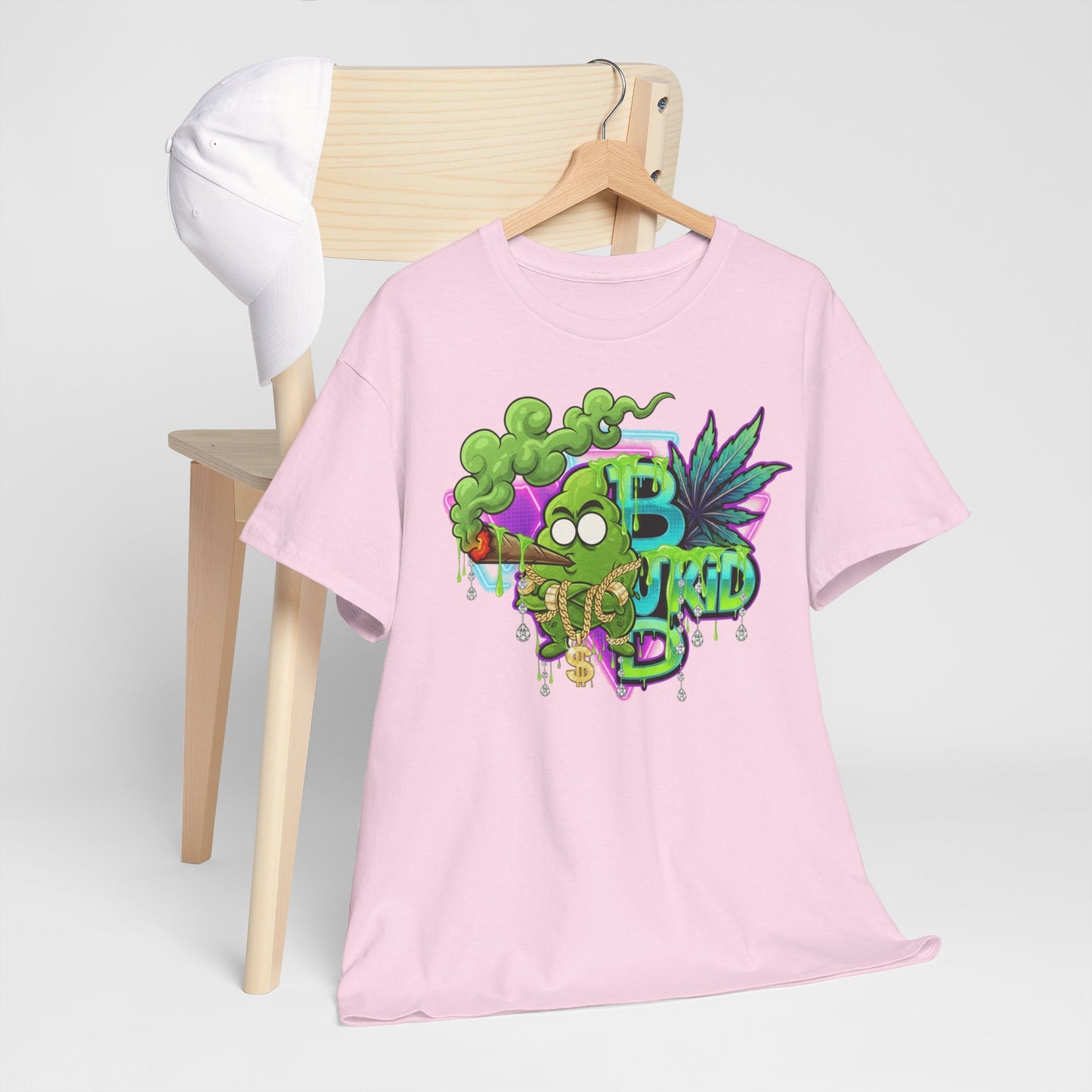 Camiseta con el logo psicodélico de Budkid