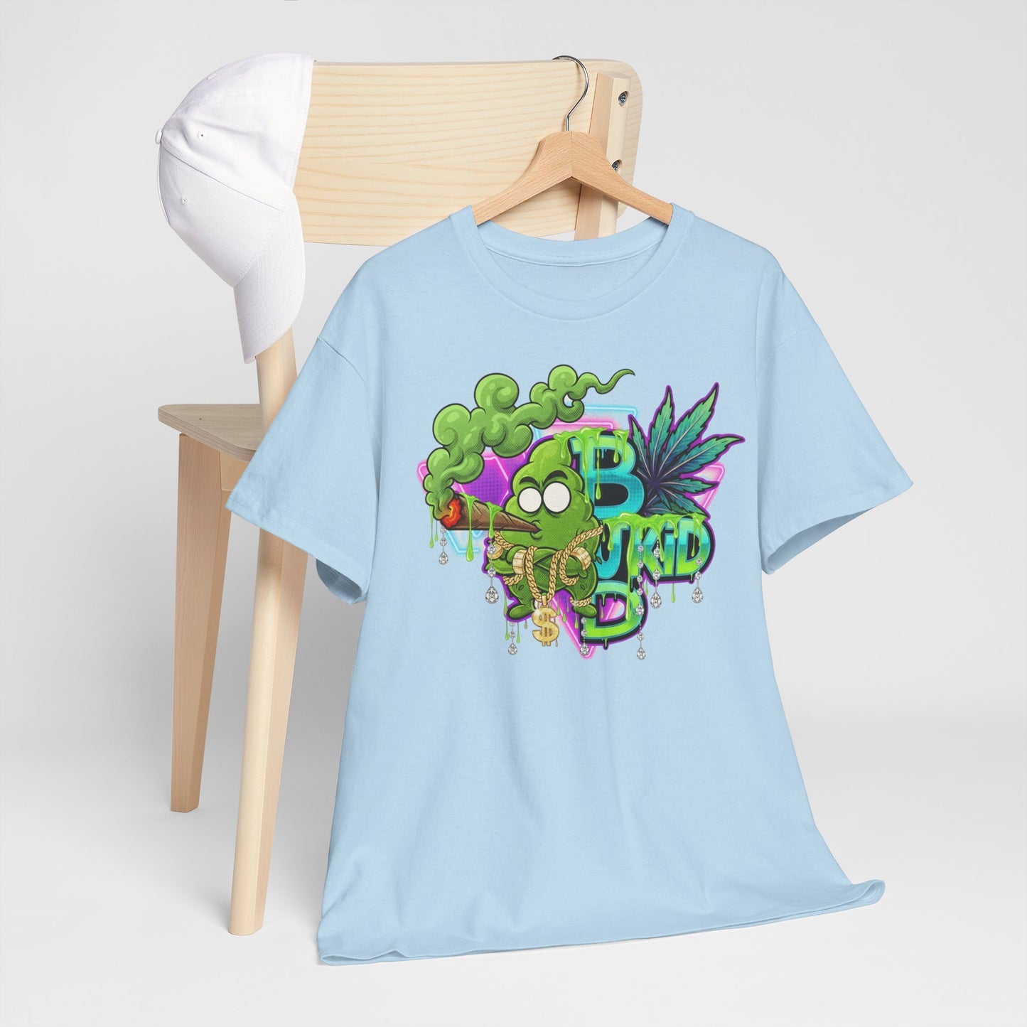 Camiseta con el logo psicodélico de Budkid