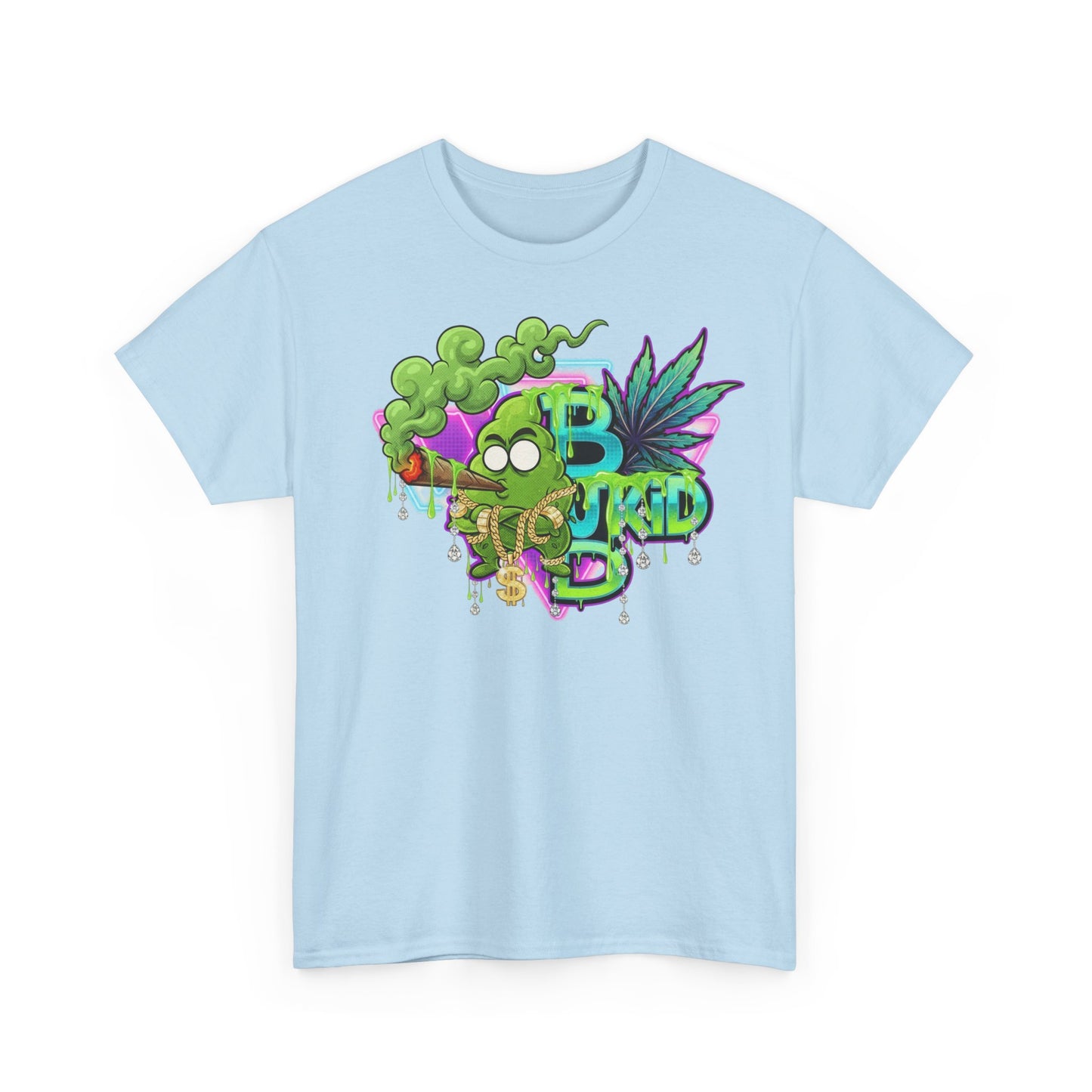 Camiseta con el logo psicodélico de Budkid