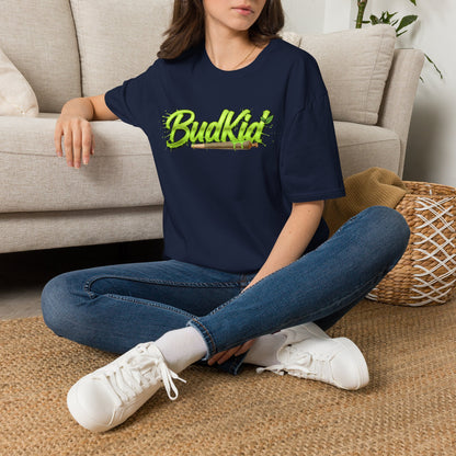Camiseta verde con logo de BudKid