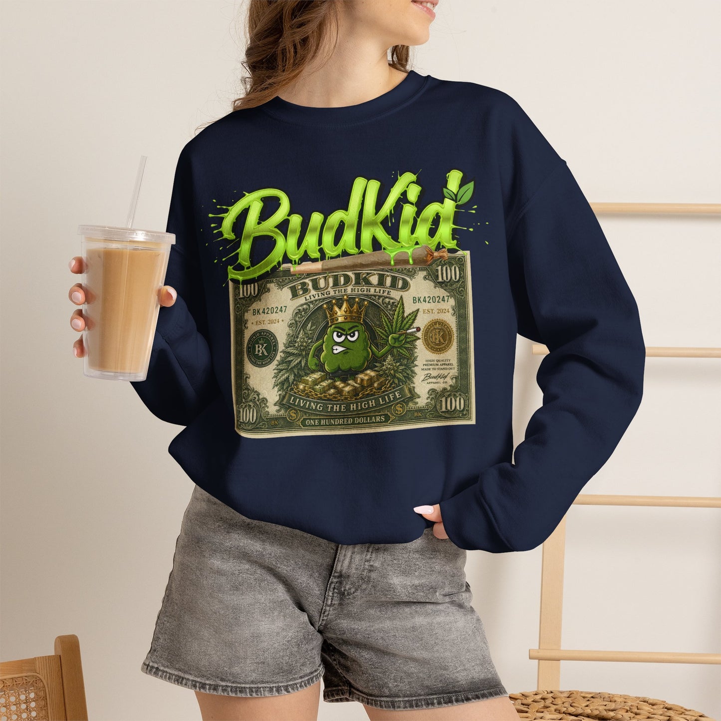 BUDKID $ CREWNECK JUMPER
