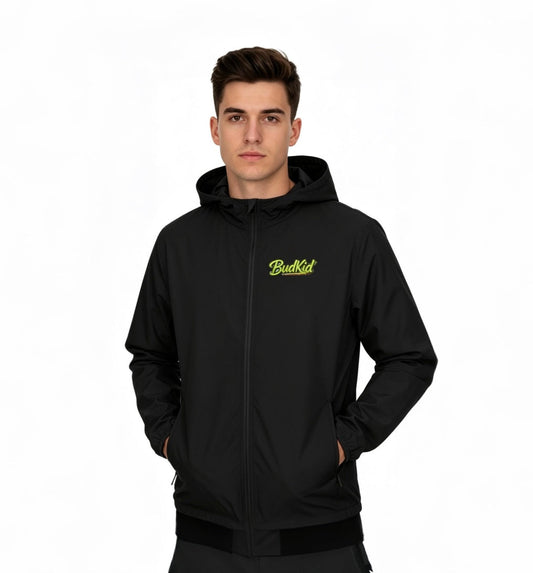 BUDKID Soft Hooded Sports Jacket